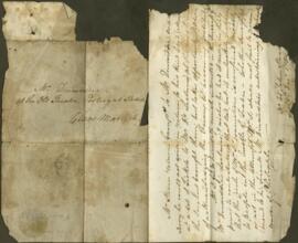 One letter to James Dinwiddie from William Steven