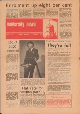 University news, volume 3, no. 1