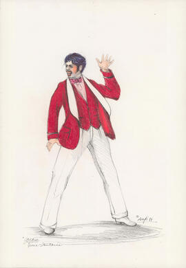 Costume design for Vince Fontaine