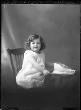 Photograph of the daughter of Mrs. Munroe