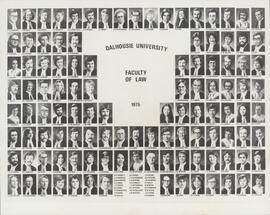 Composite photograph of Faculty of Law - Graduates - 1975