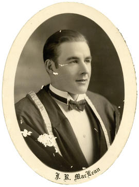 Portrait of John Raymond MacLean : Class of 1930