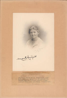 Photograph of Margaret G. Bondfield, British Minister of Labour