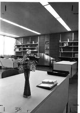 Photograph of the technical services office in the Killam Memorial Library