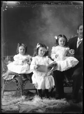 Photograph of Mr. Hector McLean and his daughters