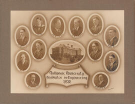 Composite photograph of Graduates in Engineering 1930