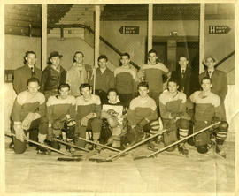 Photograph of the 1950-1951 Dalhousie Law Hockey team