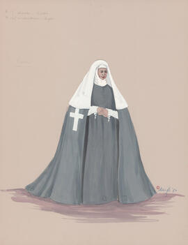Costume design for the Nun