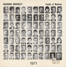 Composite photograph of the Faculty of Medicine - Class of 1971