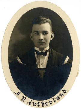 Portrait of Ira Reginald Sutherland : Class of 1925