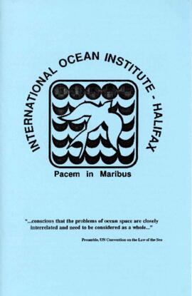 Brochure from the International Ocean Institute