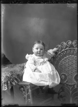 Photograph of the baby of John Robertson