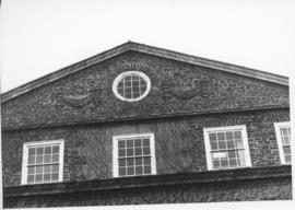 Photograph of windows on the Henry Hicks Arts & Administration Building