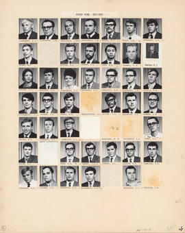 Composite photograph of the Faculty of Medicine - Third Year Class, 1971-1972 (Alexander to McGuire)