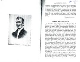 McCulloch, Thomas - Obituary