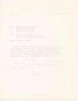 Correspondence between Elisabeth Mann Borgese and Kozak, Schwartz and Co.