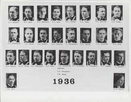 Faculty of Medicine Class Photograph - 1936