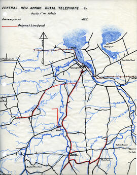 Maps of Central New Annan Rural Telephone Company's telephone line