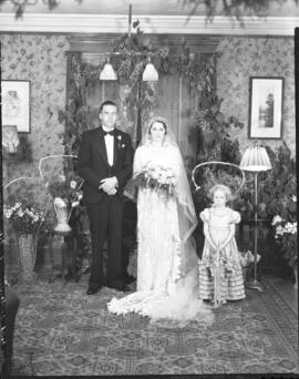 Photograph from the wedding of Mrs. Keith [F??cton] (Henderson)