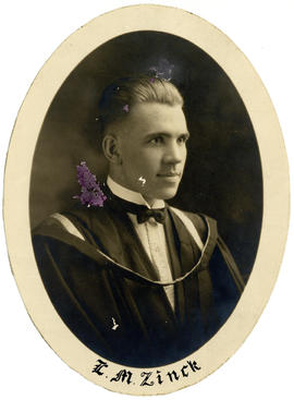 Portrait of Lincoln Martin Zinck : Class of 1924