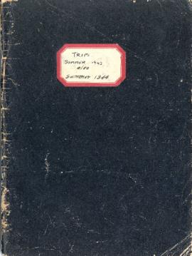 Hugh Bell's plant collecting trips notebook, summer 1943 and summer 1944