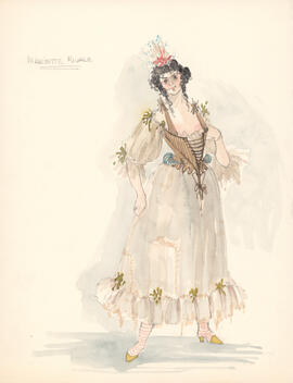 Costume design for Mariette Rivale