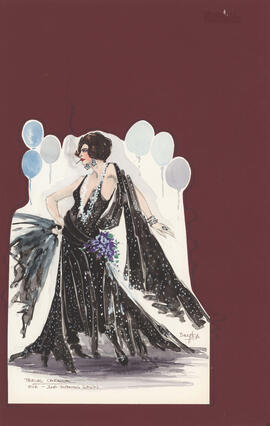 Costume design for Eve : second evening gown