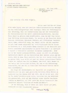 Correspondence between Elisabeth Mann Borgese and Helmut Goetz