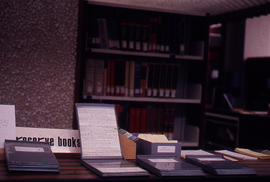 Photograph of the W.K. Kellogg Health Science Library reserve books