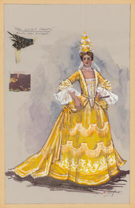 Costume design for Julia, Lady Fulbank