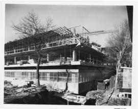 Photograph of the south east view of the Killam Memorial Library construction