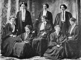 Photograph of Delta Gamma Society Officers