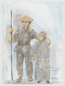 Costume design for the Ferryman and Wife