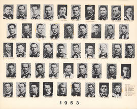 Composite Photograph of the Faculty of Medicine - Class of 1953