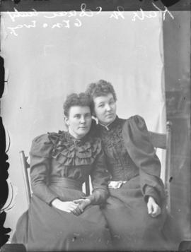 Photograph of Miss Kate McIsaac and sister