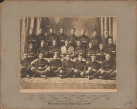 Photograph of Dalhousie Foot Ball Team - 1914