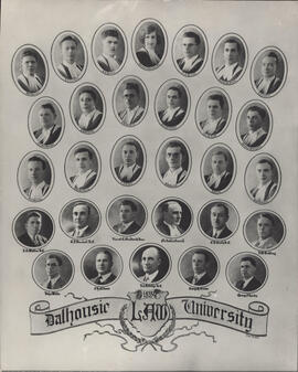 Composite photograph of Faculty of Law class of 1935