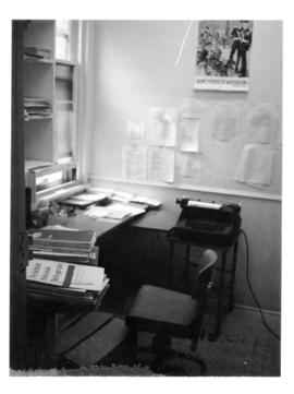 Photograph of the public services office in the Medical-Dental Library - 5963 College Street