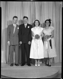 Photograph of Mr.& Mrs. William Robertson and their wedding party