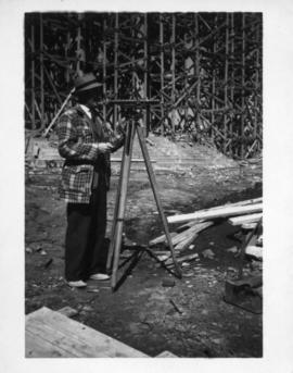 Photograph of a surveyor