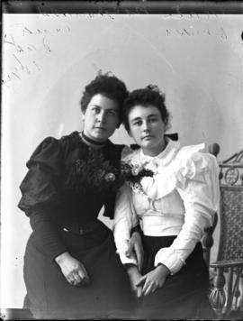 Photograph of Kate McDonald and her friend