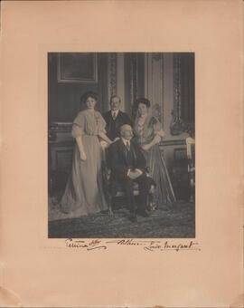 Photograph of Prince Arthur, Duke of Connaught and Strathearn; Princess Patricia of Connaught; Pr...