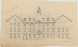 North elevation of a proposed Dalhousie arts building
