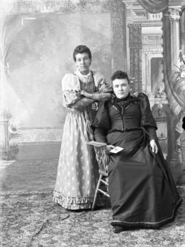 Photograph of Mrs. Walter Grant and unknown individual
