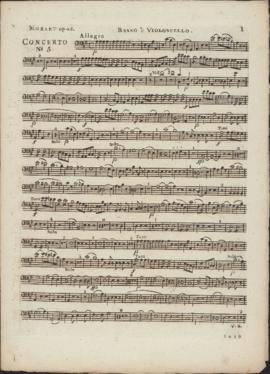 Concerto no. 5 for piano, opus 82 : basso e violoncello