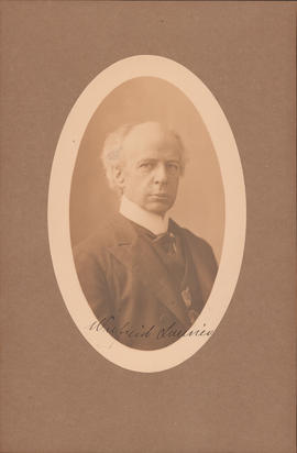 Prime Minister Wilfred Laurier : [autographed photograph]