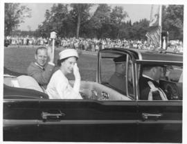 Photograph of Queen Elizabeth II and Prince Philip on the Royal Tour to P.E.I. in 1959