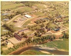 Aerial photograph of the Nova Scotia Agricultural College and Bible Hill
