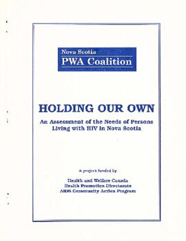 Holding our own: An assessment of the needs of persons living with HIV in Nova Scotia