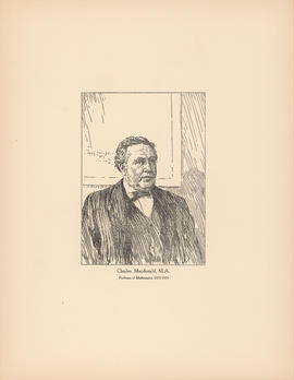 Charles Macdonald, M.A. Professor of mathematics, 1863–1901 : [print]